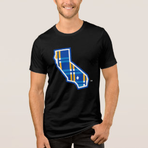 UCR Blue & Gold Tartan CA Tri-Blend Shirt