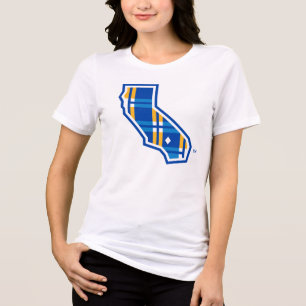 UCR Blue & Gold Tartan CA Tri-Blend Shirt