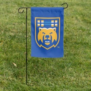 UCR Scotty Bear Mascot  Garden Flag