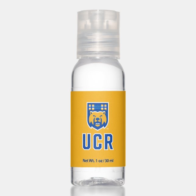 UCR Scotty Bear Mascot  Hand Sanitizer (Front)