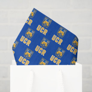 UCR Scotty Bear Mascot Shield Tissue Paper