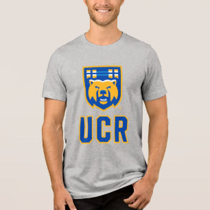 UCR Scotty Bear Mascot Shield Tri-Blend Shirt