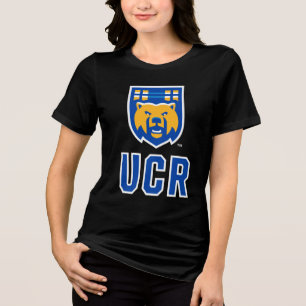 UCR Scotty Bear Mascot Shield Tri-Blend Shirt