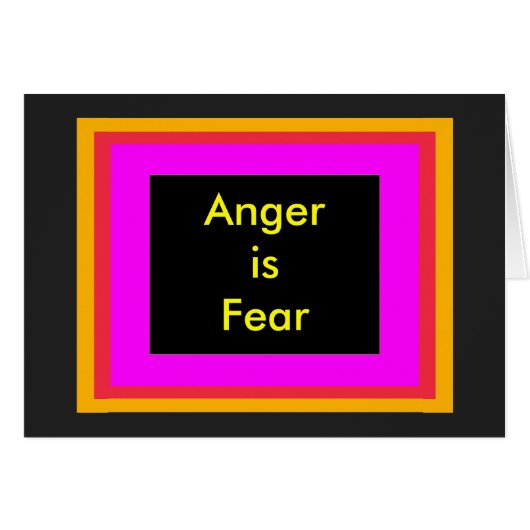 !   UCreate Anger is Fear (Front Horizontal)