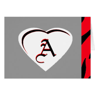 ! UCreate Color Grey Card Template A Black - Red 3