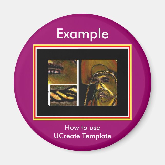 UCreate Templates jGibney The MUSEUM Zazzle Magnet (Front)