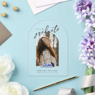 UCSB Graduation Acrylic Invitations