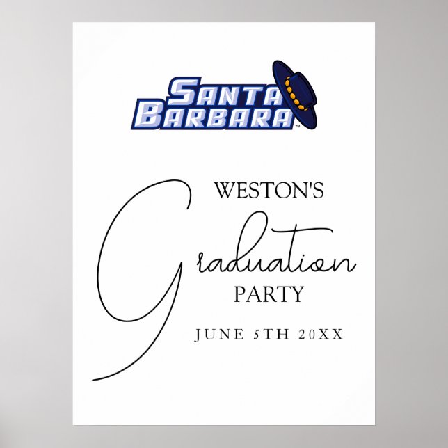 UCSB Graduation Poster (Front)