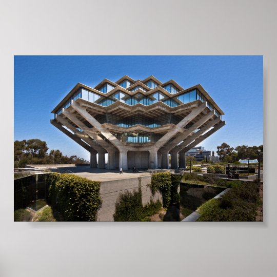 UCSD's Geisel Library Poster