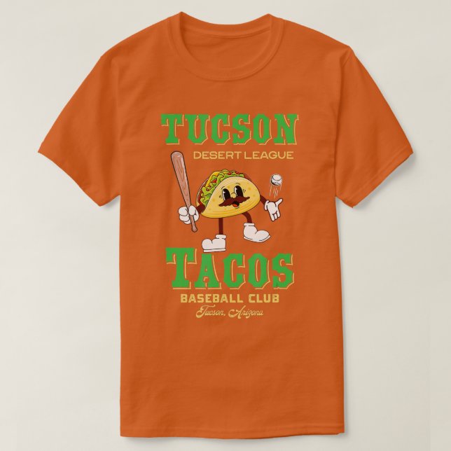 ucson acos Retro Minor League Baseball eam  T-Shirt (Design Front)