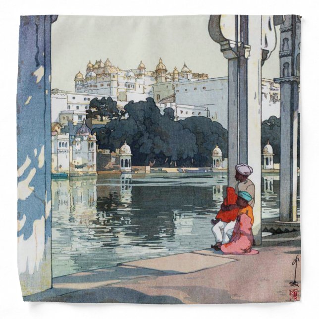 Udaipur Castle, India, Hiroshi Yoshida Bandana (Front)