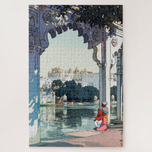 Udaipur Castle, India, Hiroshi Yoshida Jigsaw Puzzle