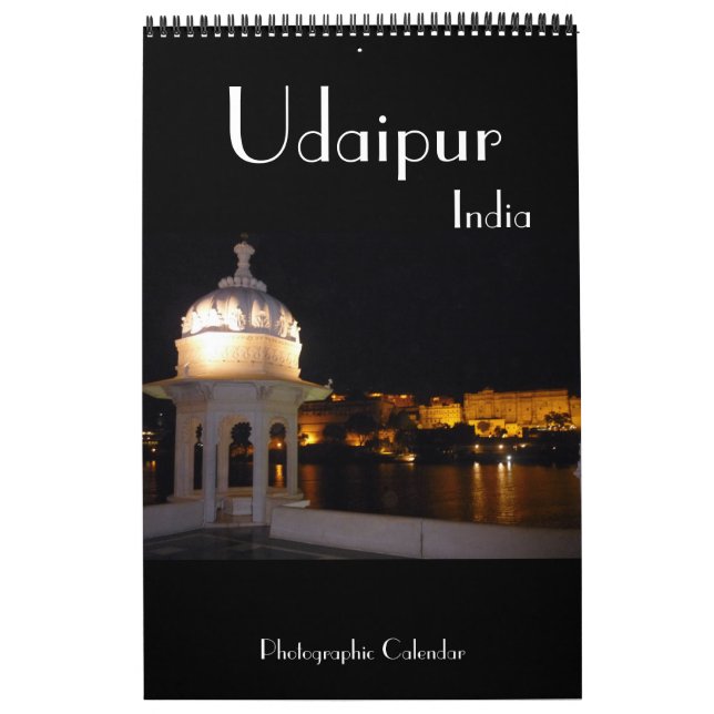 udaipur india calendar (Cover)