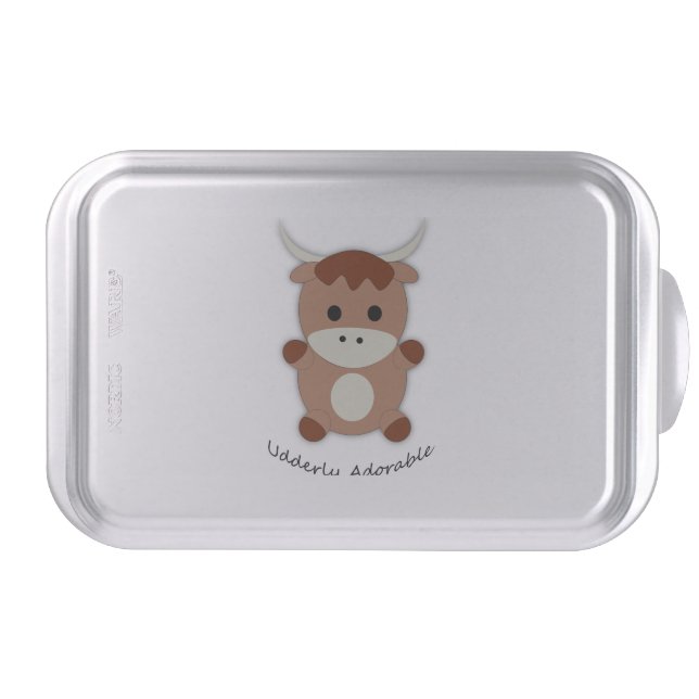 Udderly Adorable Cow Cake Pan (Front)