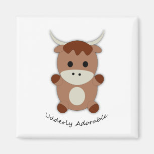 Udderly Adorable Cow Magnet
