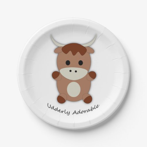 Udderly Adorable Cow Paper Plates