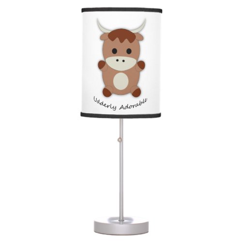 Udderly Adorable Cow Table Lamp