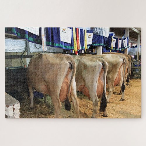 Udderly beautiful cows jigsaw puzzle