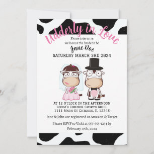 Udderly in Love Shower Invitation