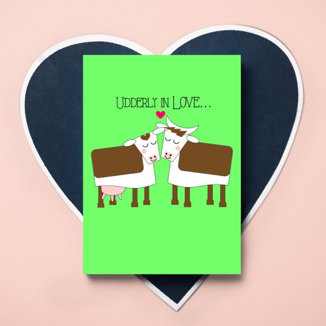 Udderly in Love Valentine's Card (Creator Uploaded)