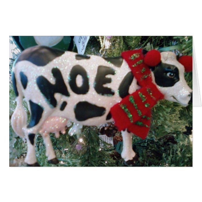 UDDERLY WONDERFUL CHRISTMAS CARD