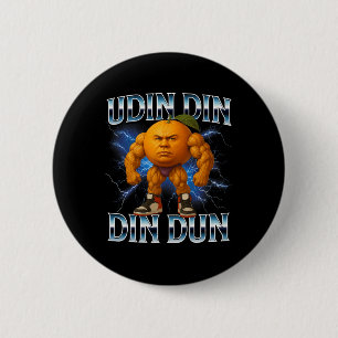 Udin Din Din Dun Funny Italian Brainrot Meme Bodyb Button