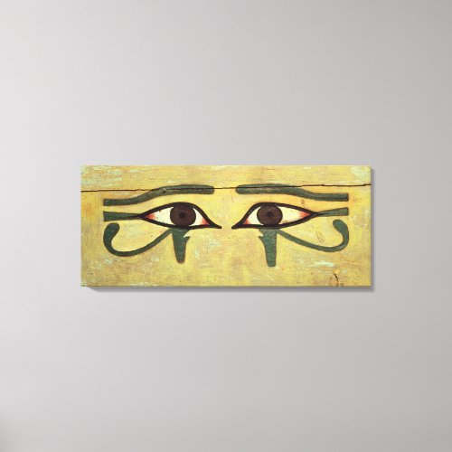 Udjat Eyes on a Coffin Middle Kingdom Canvas Print