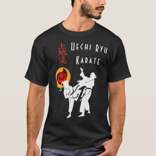 Uechi Ryu Karate Kumite Scene Budo T_Shirt