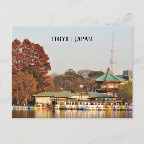 Ueno Park in Tokyo Japan Postcard