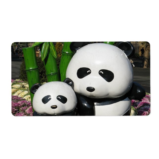 Ueno Zoo Panda Sign Label (Front)