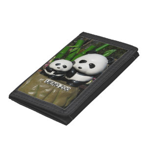 Ueno Zoo Panda Sign Trifold Wallet