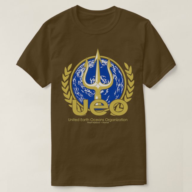 UEO United Earth Oceans Inspired by SeaQuest DSV  T-Shirt (Design Front)