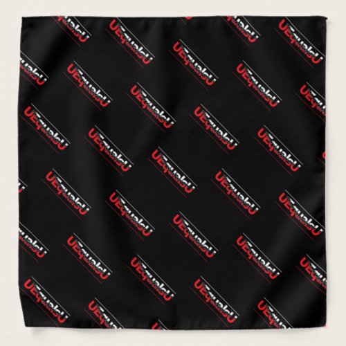 UEqualsU HIV Undetectable Typography Art Bandana