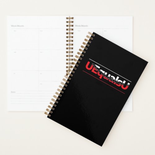 UEqualsU HIV Undetectable Typography Art Planner