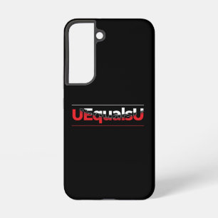 UEqualsU HIV Undetectable Typography Art Samsung Galaxy S22 Case