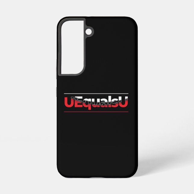 UEqualsU HIV Undetectable Typography Art Samsung Galaxy Case (Back)