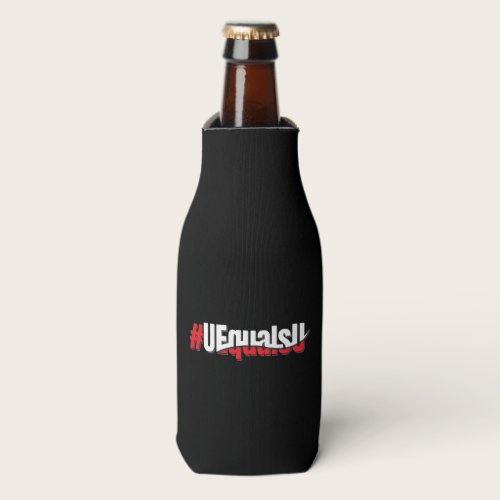 UEqualsU HIV Undetectable Untransmittable Art Bottle Cooler
