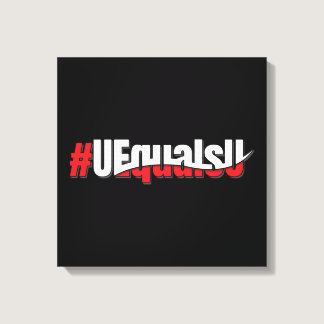 UEqualsU HIV Undetectable Untransmittable Art Canvas Print