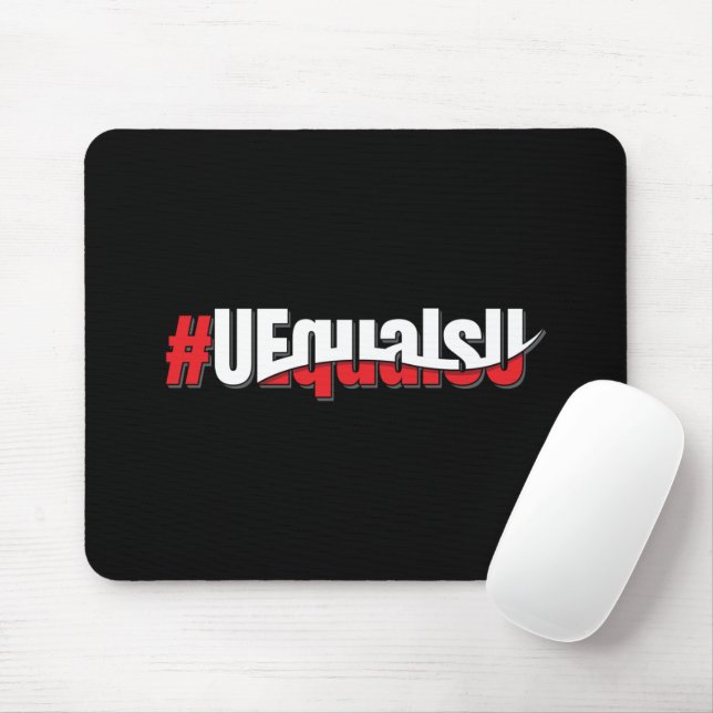 UEqualsU HIV Undetectable Untransmittable Art Mouse Pad (With Mouse)