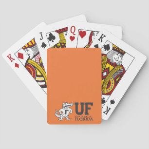 UF Albert With Hat Poker Cards