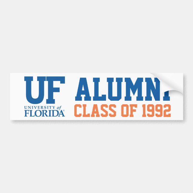UF Alumni Logo Bumper Sticker (Front)