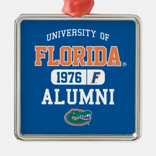 UF Alumni Logo Metal Ornament