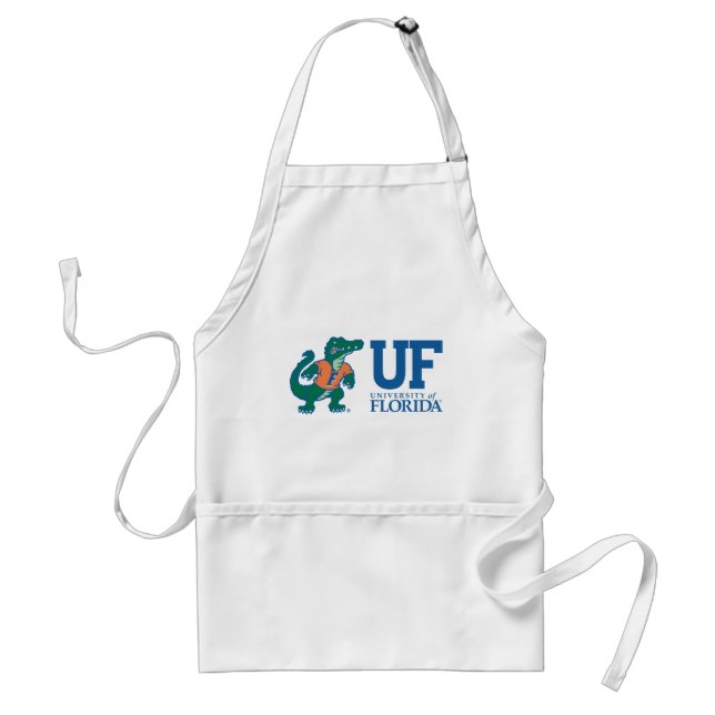 UF Blue with Albert Adult Apron (Front)