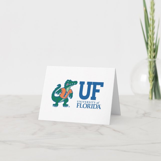 UF Blue with Albert Card (Front)