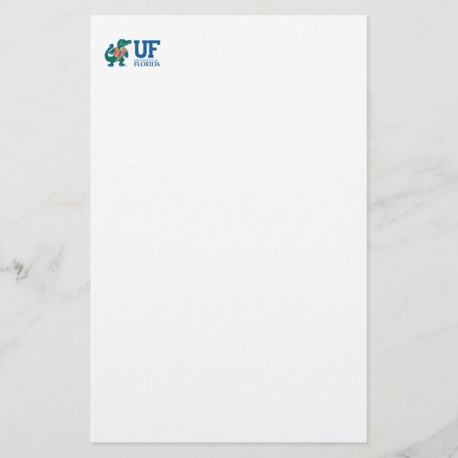 UF Blue with Albert Stationery (Front)