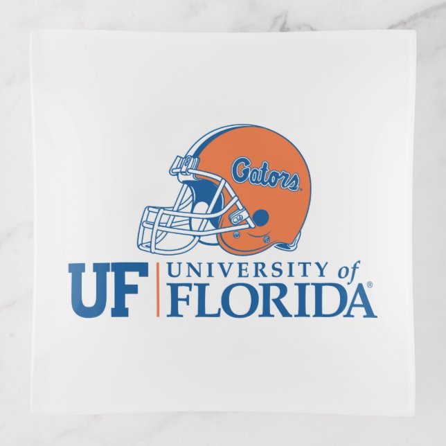 UF Florida Gators Helmet | Left Trinket Tray (Front)