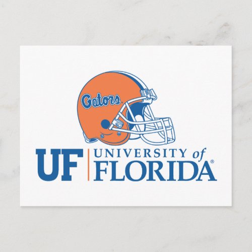 UF Florida Gators Helmet  Right Postcard