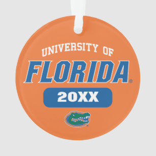 UF Gator Retro Logo Class Year Ornament