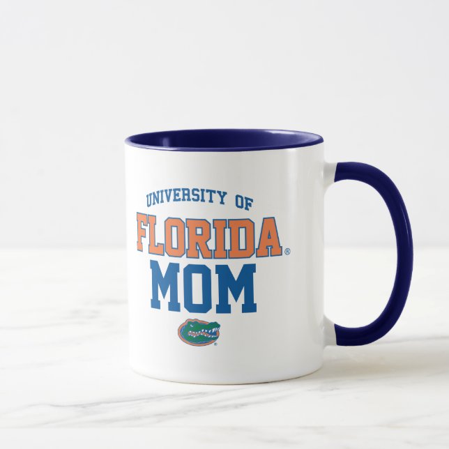 UF Orange and Blue Gator Family Mug (Right)
