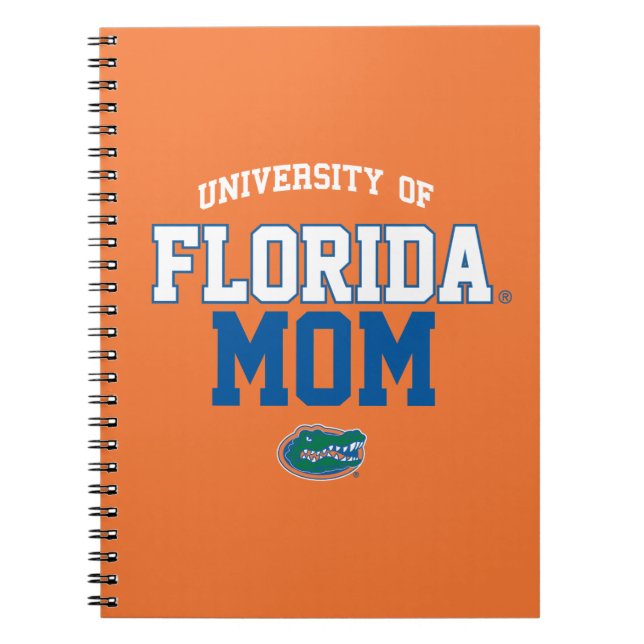 UF Orange and Blue Gator Family Notebook (Front)